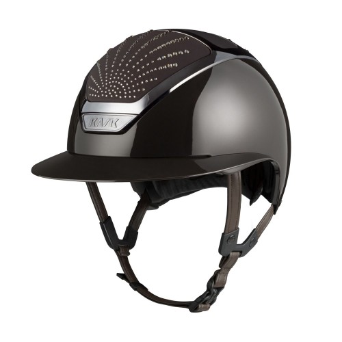 Kask Star Lady Pure Shine Chrome 2.0 Espresso Brown Crystals Origin Greige