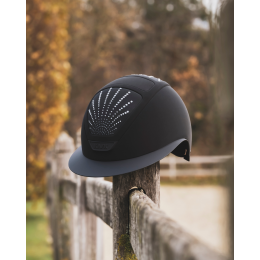 Kask Star Lady Hunter 2.0 чёрный Crystals Origin чёрный Graphite
