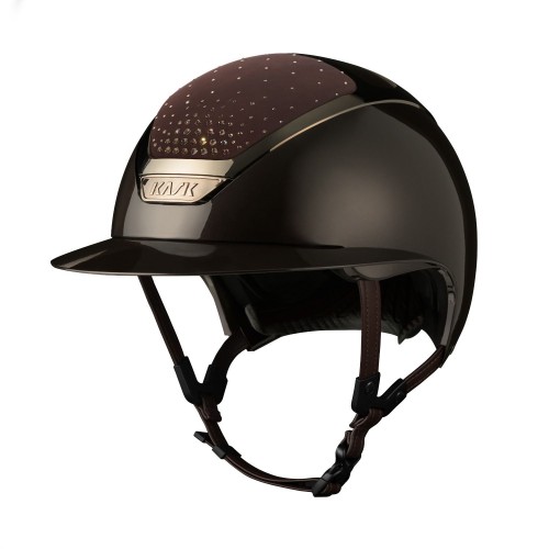 Kask Star Lady Pure Shine Chrome 2.0 Espresso Brown Crystals Passage Greige