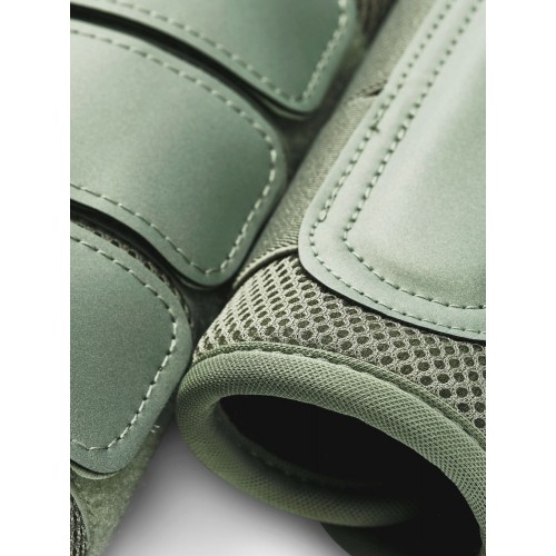 Equestrian Stockholm Pistachio White Classic Mesh Brushing Boots