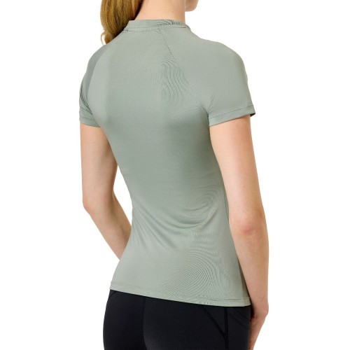 Equestrian Stockholm Pistachio White Dynamic Base Layer Short Sleeve