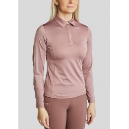 Montar FW25 MoSusan LS поло розовым золотом Print и push button
