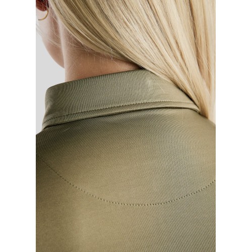Montar FW25 MoSusan LS Polo Rosegold Print and push button