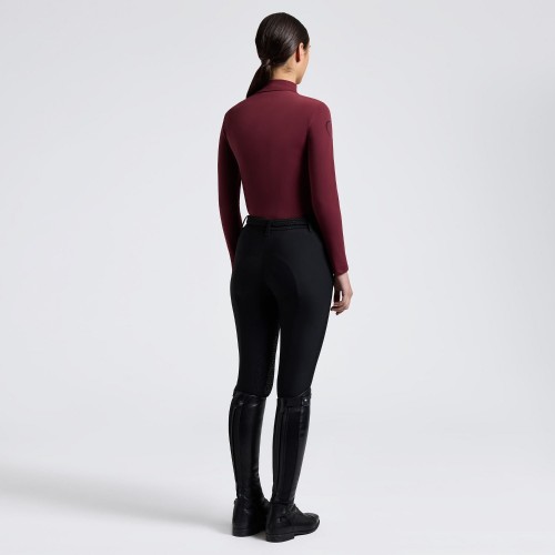 Cavalleria Toscana FW25 CT L/S Warm Jersey w/Piping Training Polo Women's