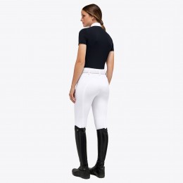Cavalleria Toscana FW'23 Tech Piquet Button S/S турнирное женское поло