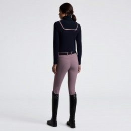 Cavalleria Toscana FW25 CT L/S тёплый джерси w/флисовый Insert тренировочный женское поло