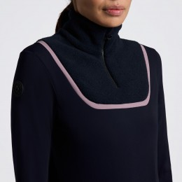 Cavalleria Toscana FW25 CT L/S тёплый джерси w/флисовый Insert тренировочный женское поло