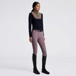 Cavalleria Toscana FW25 CT L/S тёплый джерси w/флисовый Insert тренировочный женское поло