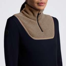 Cavalleria Toscana FW25 CT L/S тёплый джерси w/флисовый Insert тренировочный женское поло