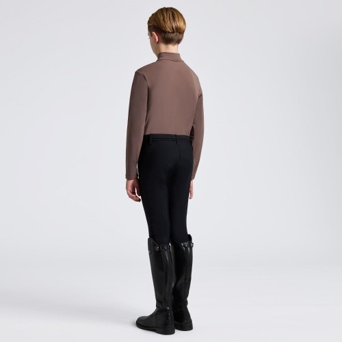 Cavalleria Toscana FW25 CT L/S Warm Jersey with Piping Boys' Training Polo