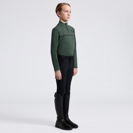 Cavalleria Toscana FW25 CT L/S тёплый джерси с Piping для мальчиков' тренировочный поло