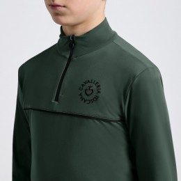 Cavalleria Toscana FW25 CT L/S тёплый джерси с Piping для мальчиков' тренировочный поло