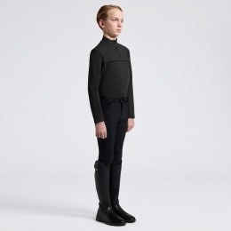 Cavalleria Toscana FW25 CT L/S тёплый джерси с Piping для мальчиков' тренировочный поло