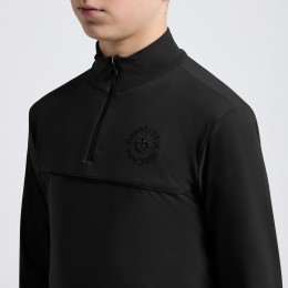 Cavalleria Toscana FW25 CT L/S тёплый джерси с Piping для мальчиков' тренировочный поло