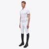 Cavalleria Toscana FW'23 CT Piquet S/S Competition Zip Polo Jersey Logo Pocket Men