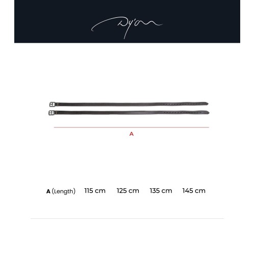 Dyon Premium Soft Leather Stirrup Leathers