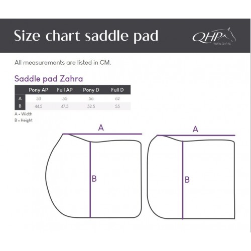 QHP FW25 Sennah Saddle Pad