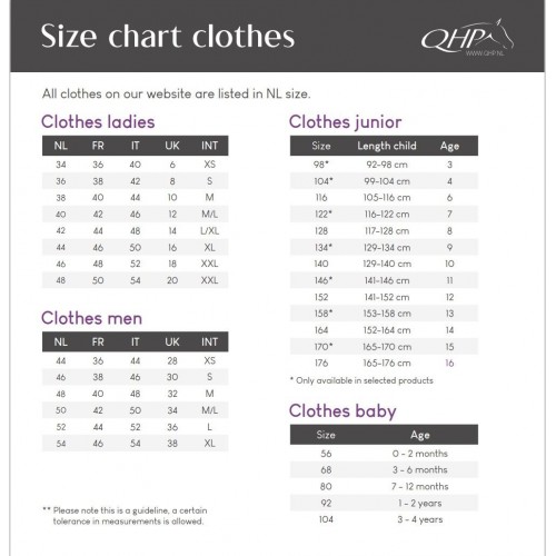 QHP FW25 Riding Tights Lize Junior full grip