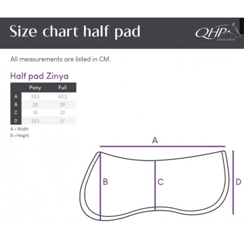 QHP Saddle Pad Zinya