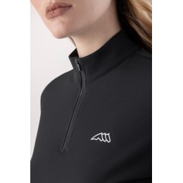 Equiline FW25 тренировочная рубашка с короткой молнией Costa