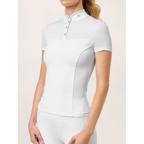 Equestrian Stockholm Revenew Competition Shirt Short Sleeve White