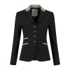 Juul C black/taupe show jacket with Swarovski