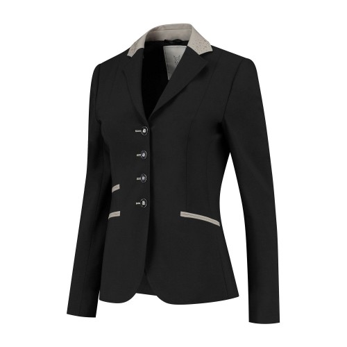 Juul C black/taupe show jacket with Swarovski