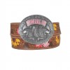 Myra Bag Leather Belt Bouquet