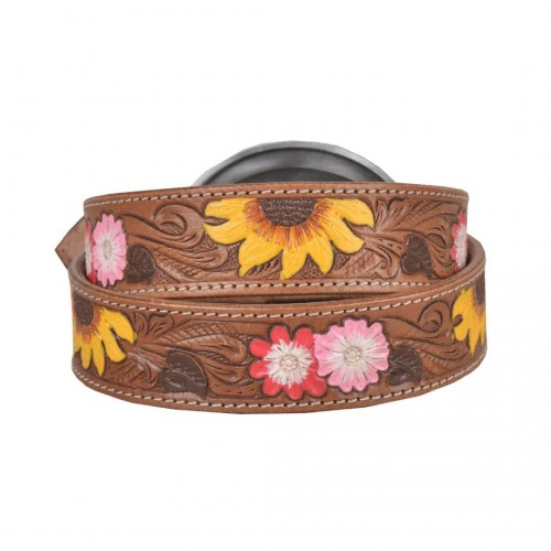 Myra Bag Leather Belt Bouquet
