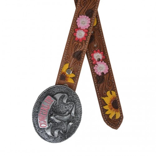 Myra Bag Leather Belt Bouquet