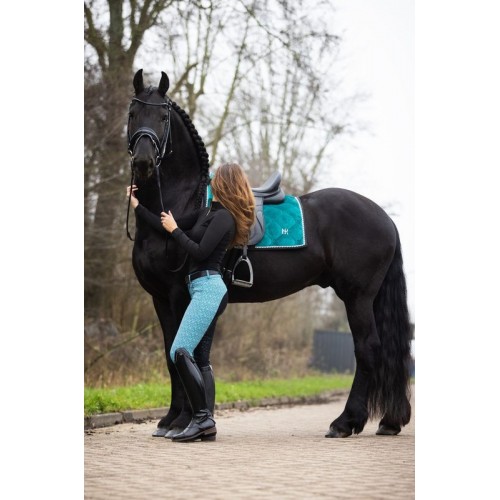 Mrs. Ros FW25 Dressage Saddlepad Charmer Deep Lake