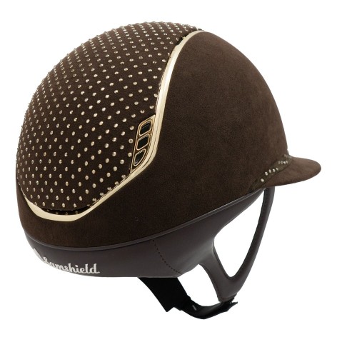 Samshield 2.0 Miss Shield Premium Brown Sparkling Top FB 5 Swarovski Gold Blason Trim