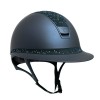 Samshield 2.0 Miss Shield Blue Crystal Leaf Top Frontal Band Matte Trim Blazon 5 Swarovski Dark Blue