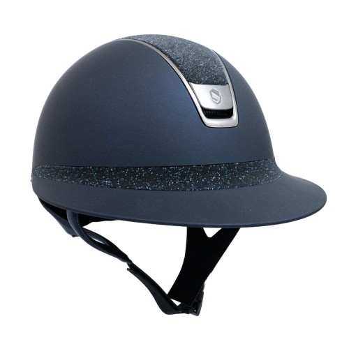 Samshield 2.0 Miss Shield Blue Crystal Fabric Top Frontal Summer Night Chrome Black Trim Blazon