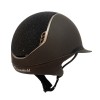 Samshield 2.0 Miss Shield Brown Crystal Fabric Black Top Frontal Band Chrome Black Trim Blazon