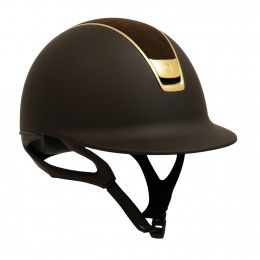 Samshield 2.0 коричневый из алькантары топ Chrome Gold отделка Blazon