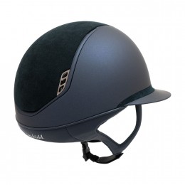 Samshield 2.0 Miss Shield синий из алькантары топ Frontal Band Matte отделка чёрный Chrome Blazon