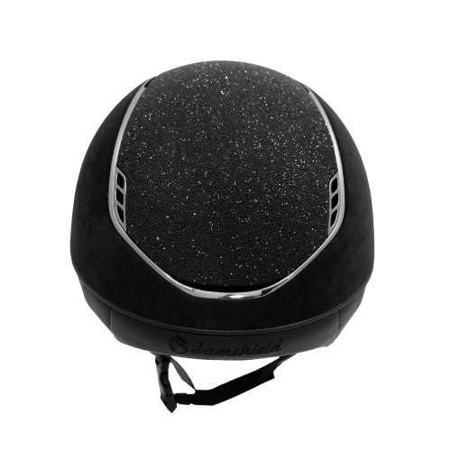 Samshield 2.0 Miss Shield Premium Crystal Fabric Top Frontalband Chrome Black Trim and Blazon