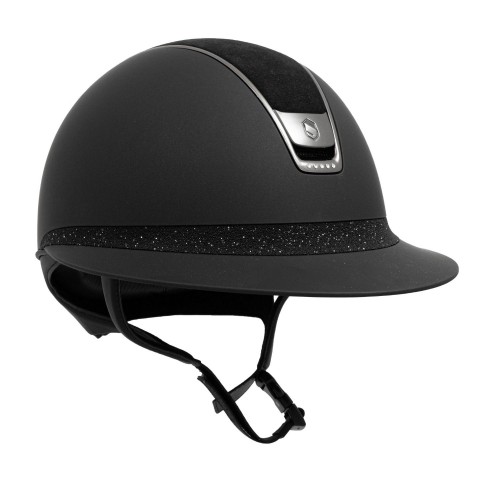Samshield 2.0 Miss Shield Black Alcantara Top Crystal Fabric Frontalband Chrome Black + 5 SW Crystal