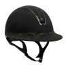 Samshield 2.0 Miss Shield Black Alcantara Ultra Fine Rock Jet Black Frontal Band Blazon Chrome Black Trim