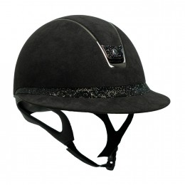 Samshield 2.0 Miss Shield чёрный из алькантары Ultra Fine Rock Jet чёрный Frontal Band Blazon Chrome чёрный отделка