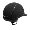 Samshield 2.0 Miss Shield Black Alcantara Ultra Fine Rock Jet Black Frontal Band Blazon Chrome Black Trim