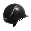 Samshield 2.0 Miss Shield Glossy Black Crystal Fabric Top Frontalband Chrome Black Blazon Trim + 5 SW Crystal Black