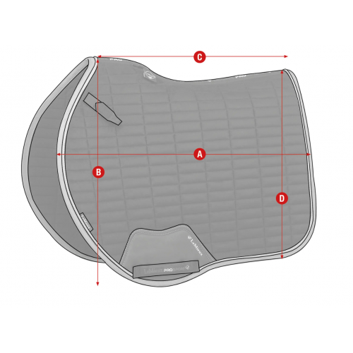 LeMieux AW25 Essence EuroJump Damson Saddle Pad