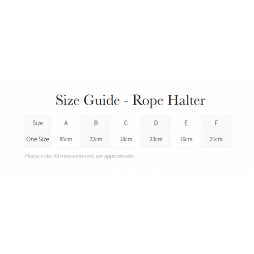 LeMieux SS26 Rope Halter