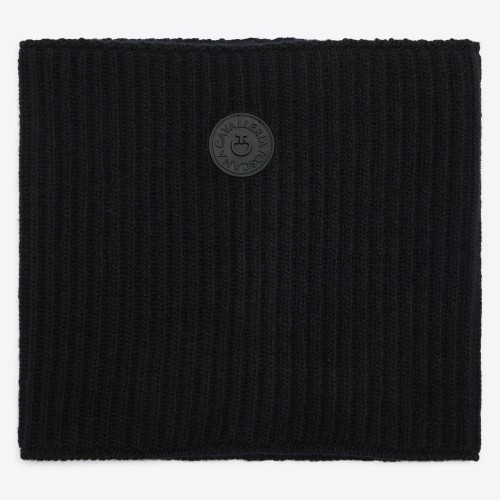 Cavalleria Toscana FW25 CT Lambswool Neck Warmer-Black-TU