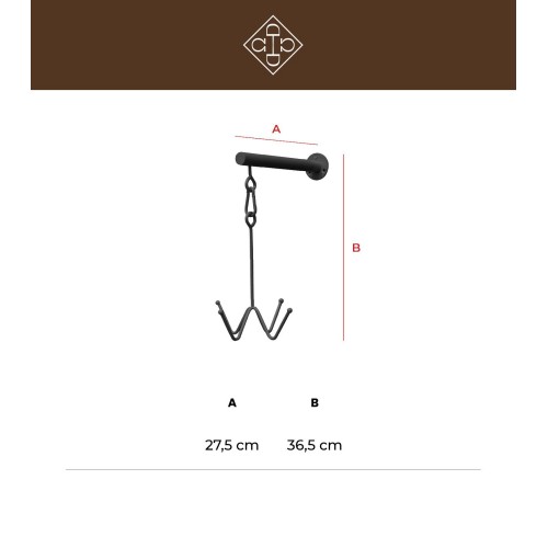 Grooming Deluxe 4 prong with wall attachment