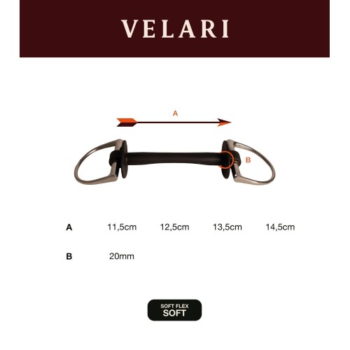 Velari Eggbutt Soft Flex Soft 20mm