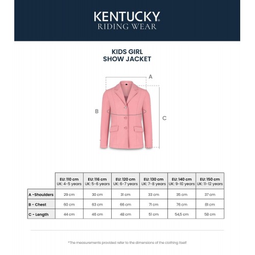 Kentucky Sammy Kids Girls Show Jacket