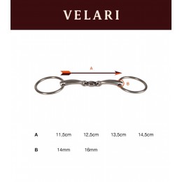 Velari Double-составной трензель на кольцах Sweet Copper 16 мм